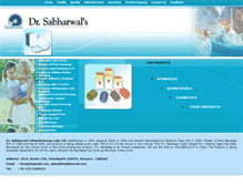 Tablet Screenshot of drsabharwal.com
