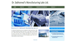 Desktop Screenshot of drsabharwal.in