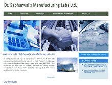 Tablet Screenshot of drsabharwal.in